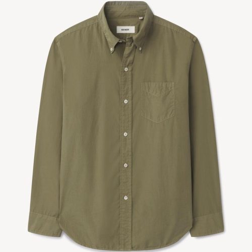 Men's Skyline One Pocket Shirt in Olive Green