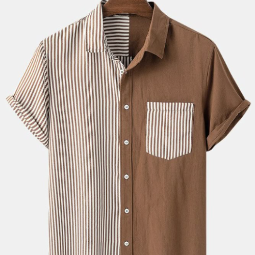 Brown Stripped Shirt