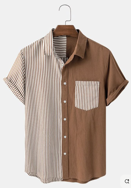 Brown Stripped Shirt