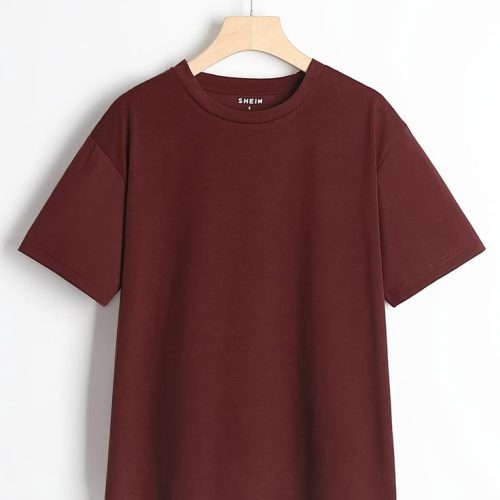 Solid Round Neck Tee