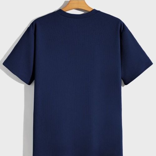 Cotton Crew Neck Plain Men's T- Shirt